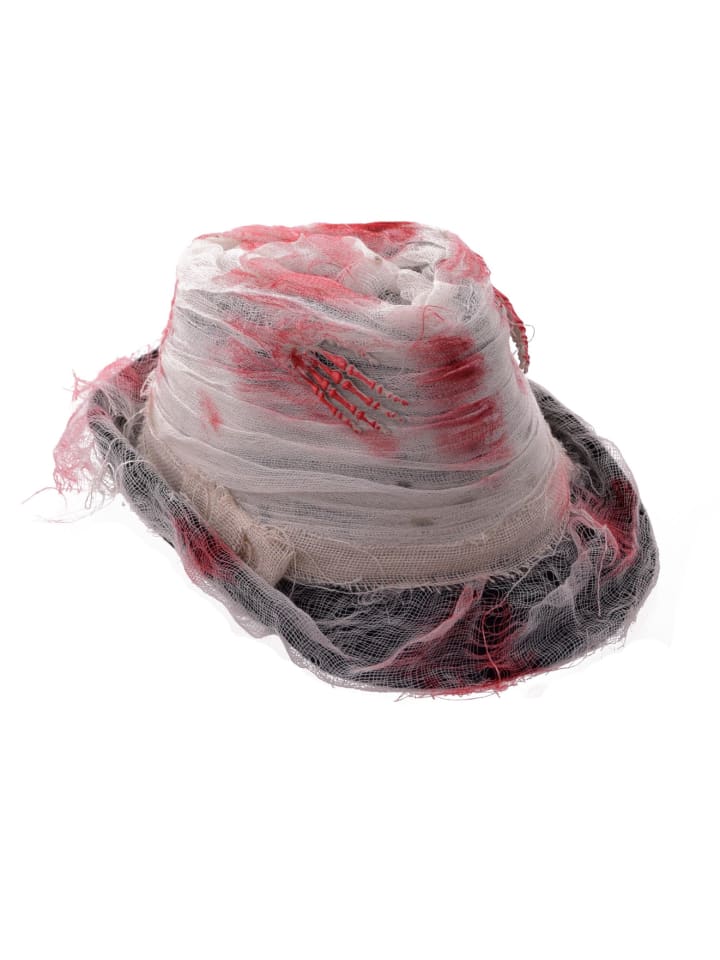 Halloween Halloween - Hut mit Blutverband in schwarz günstig kaufen onesize
