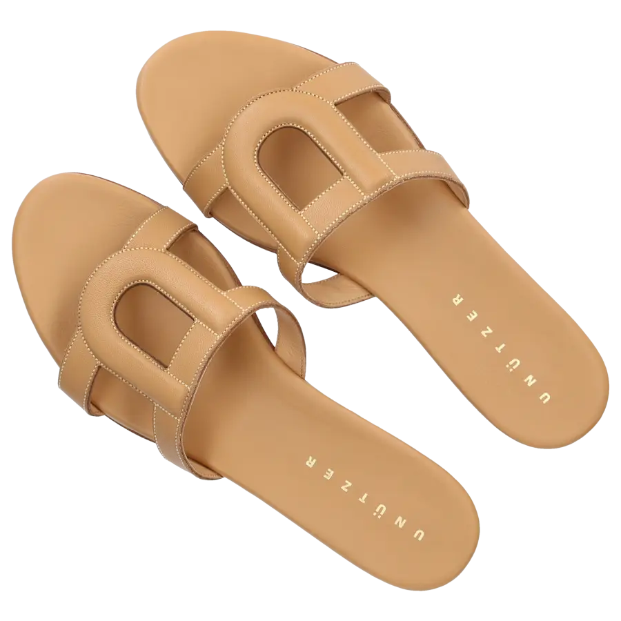 Unützer - Pantoletten 942800 Kalbsleder - beige