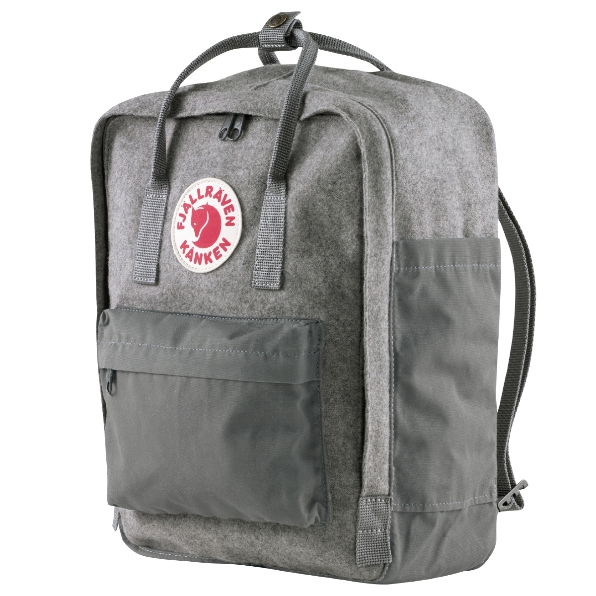 Fjällräven Kanken Re-Wool Rucksack grau