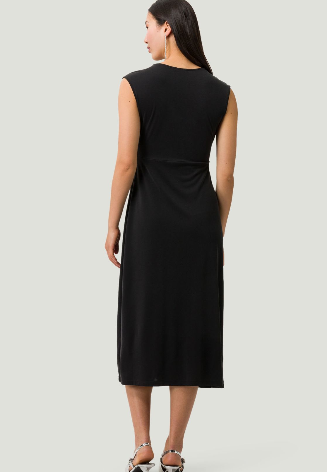 Jerseykleid Midi mit Schnalle
