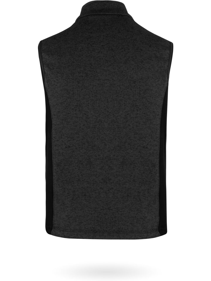 Normani Outdoor Sports Herren Strick-Fleeceweste Shamattawa in Anthrazit günstig kaufen