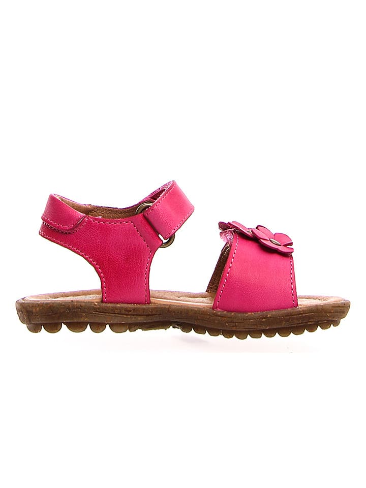 Naturino Leder-Sandalen in Fuchsia günstig kaufen
