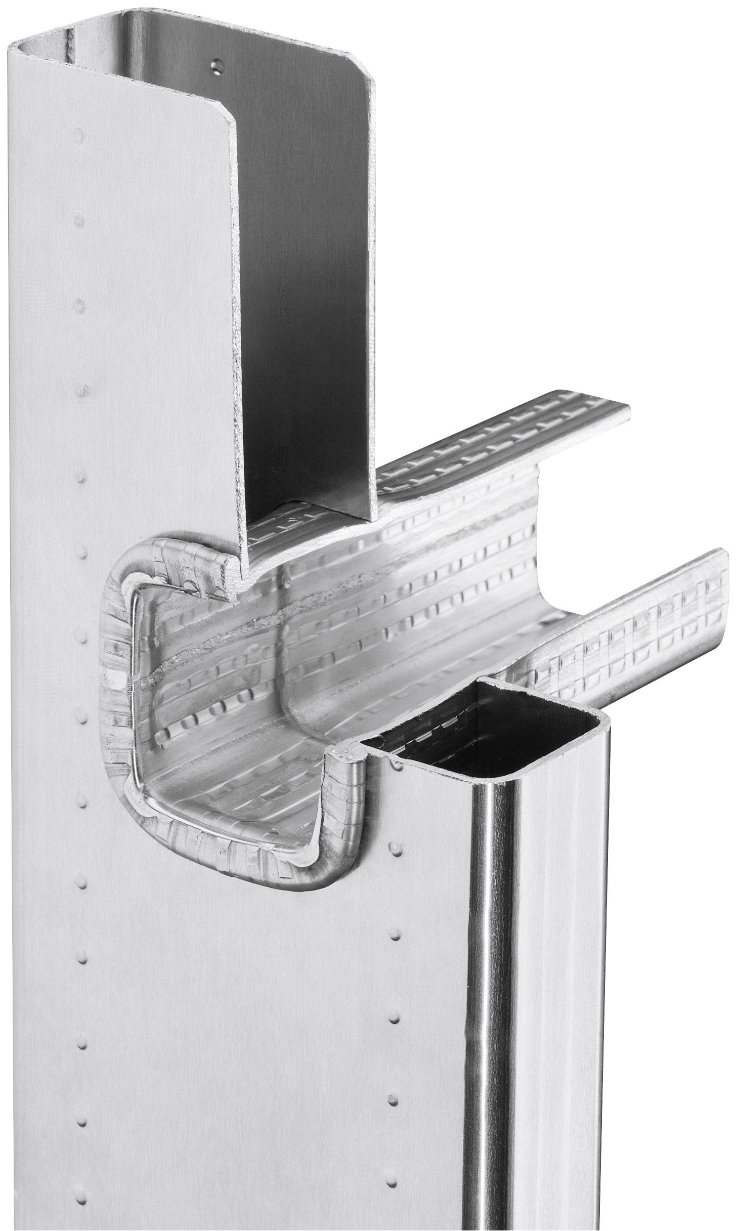 Hailo Anlegeleiter S80 ProfiStep duo, Aluminium-Schiebeleiter 2-teilig 2x9 Sprossen