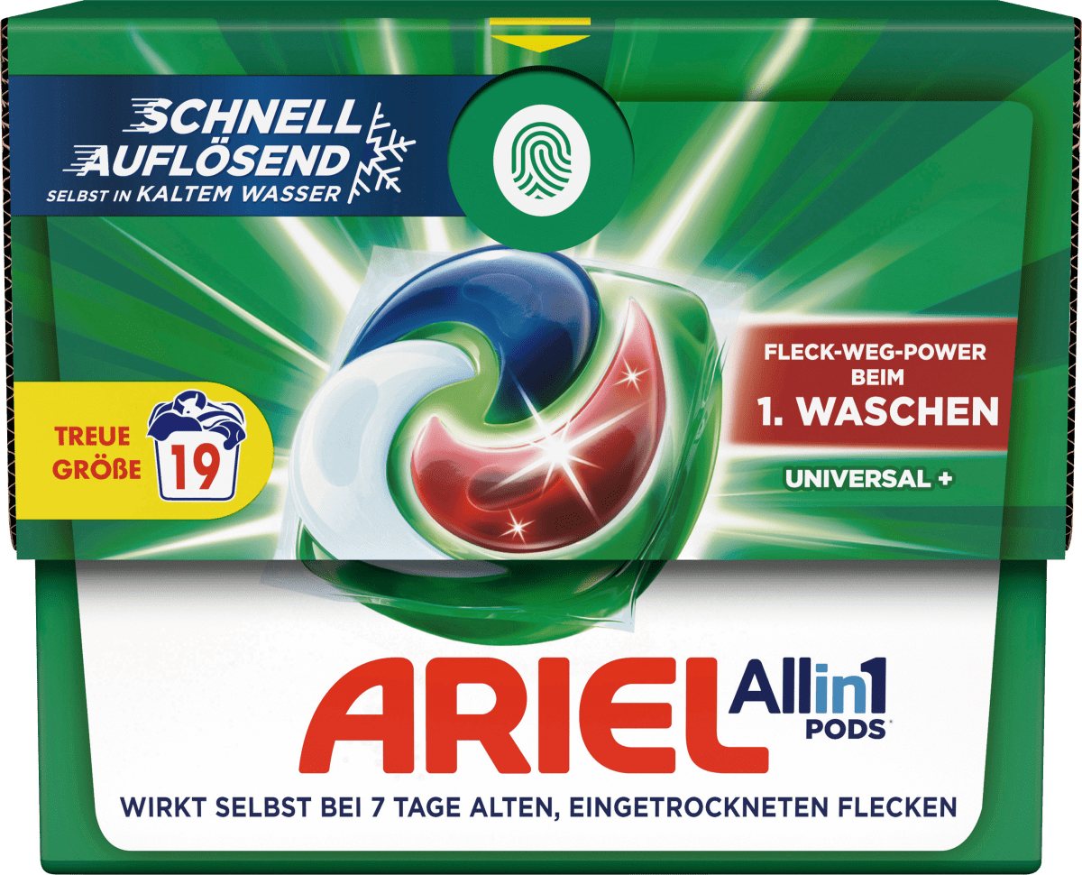 Vollwaschmittel Pods, 19 Wl
