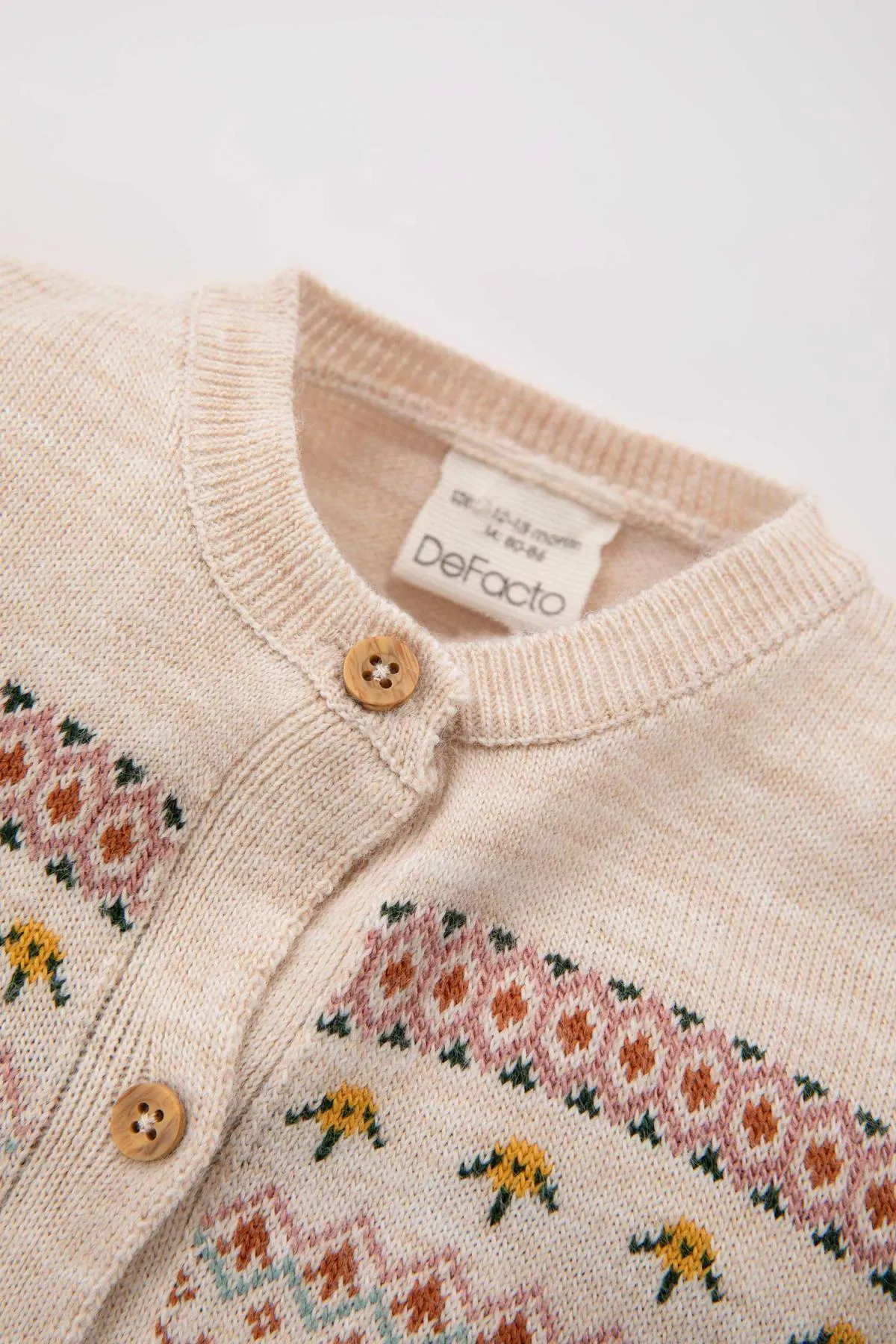 DeFacto  Ethnisch gemusterter Strickoverall für Babys
