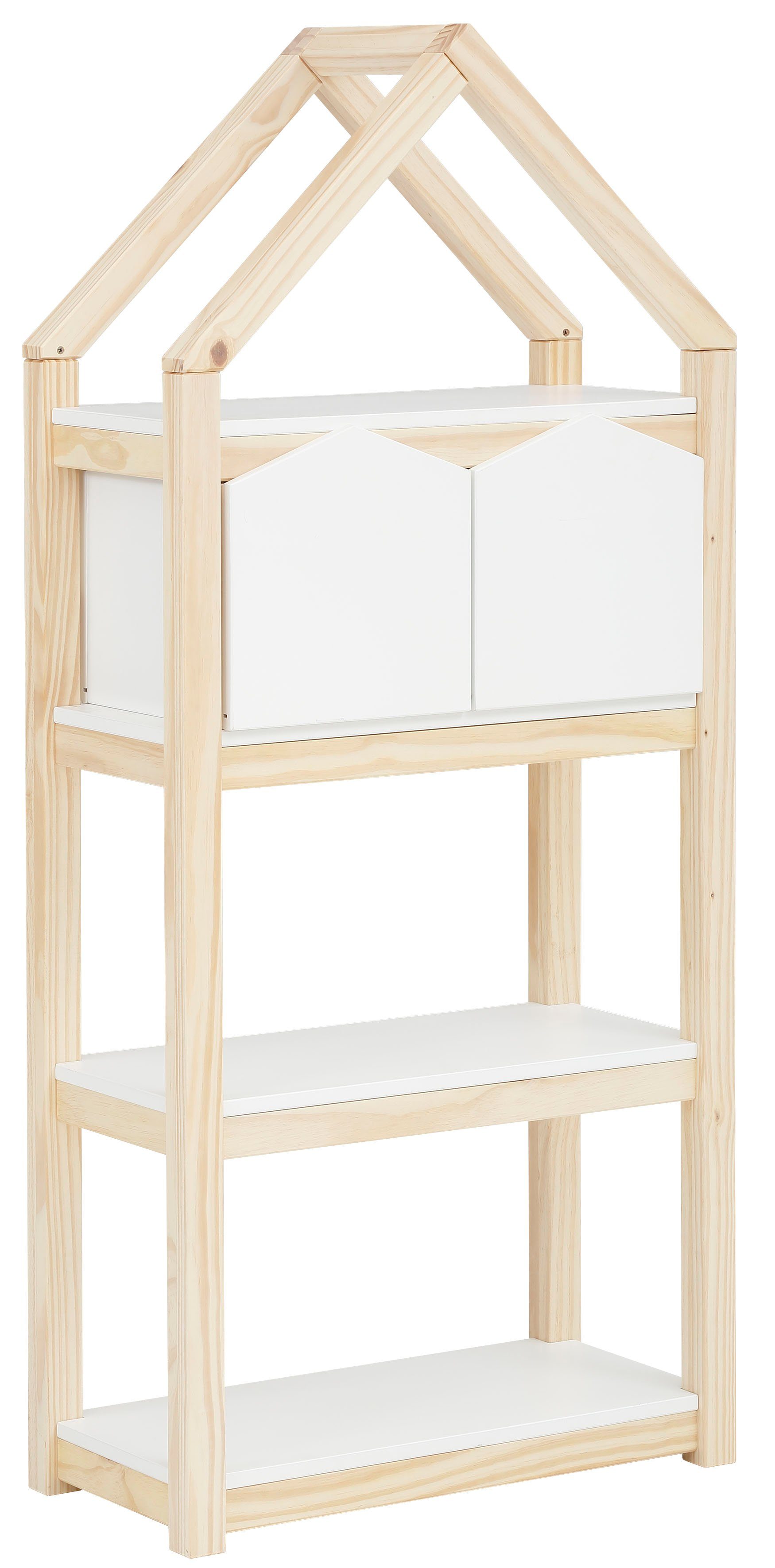 Lüttenhütt Kinderregal Meentje, Bücherregal,2 Boxen, Einlegeböden und Boxen aus MDF, Breite 59,5 cm