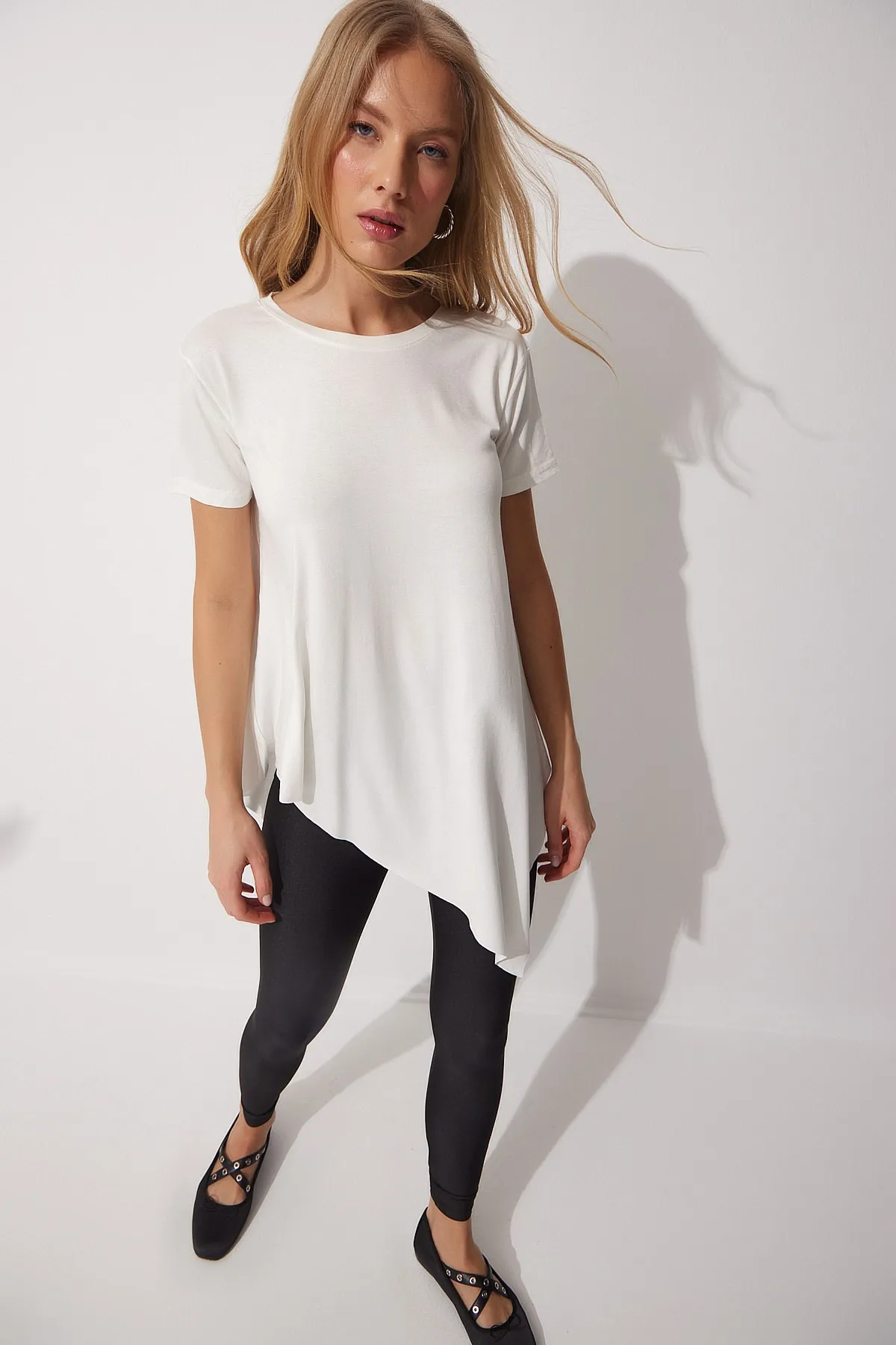 Happiness İstanbul  Tunika - Weiß - Regular Fit