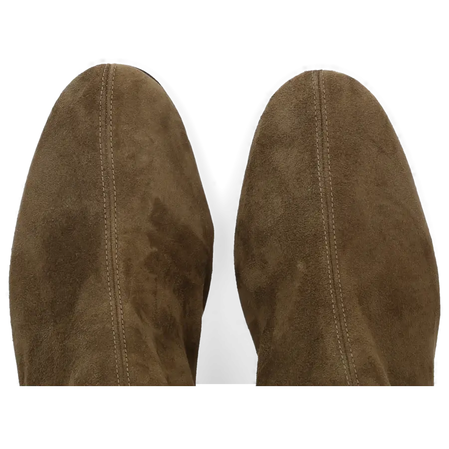 Aquazzura - Klassische Stiefeletten SAINT HONORE 50 Veloursleder - bronze