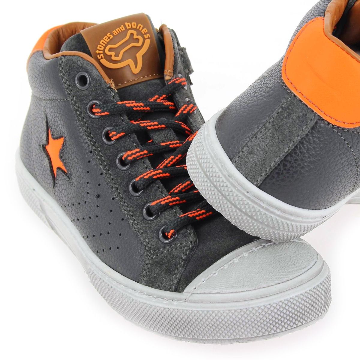 Stones and Bones  ROBBI H23 - Anthracite Orange