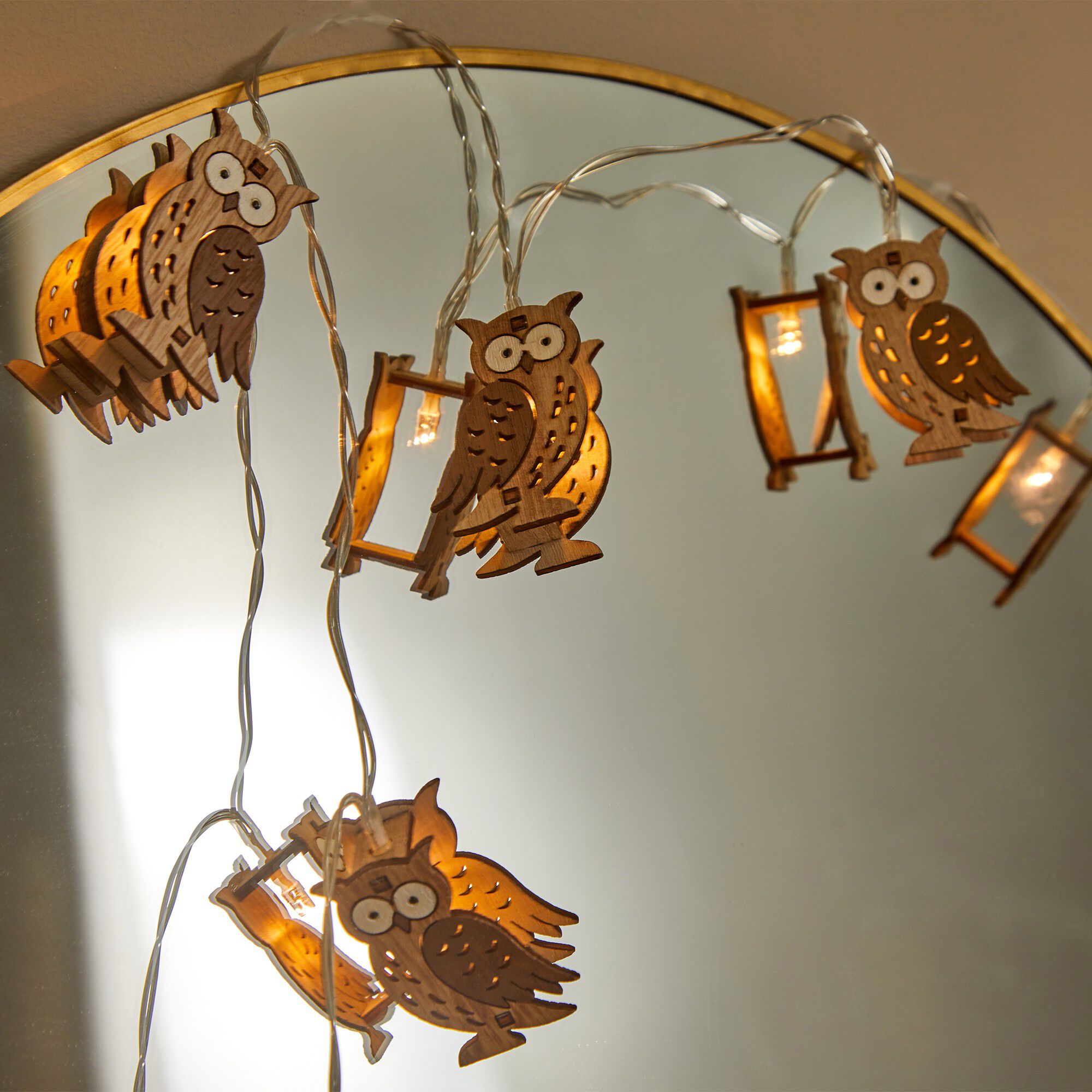 Guirlande lumineuse chouettes à leds