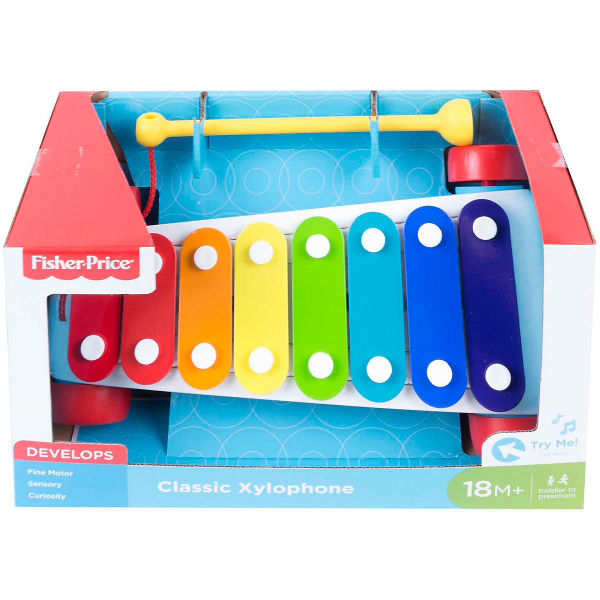 Fisher-Price Xylophon zum Ziehen, ab 18 Monaten