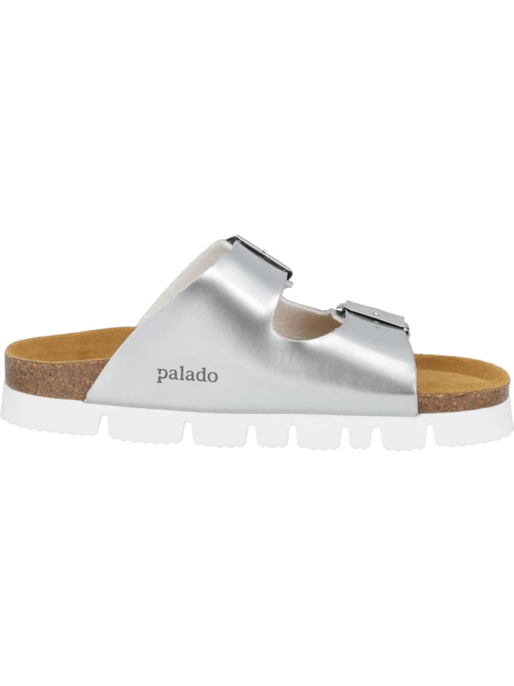 palado Plateau-Pantoletten in Silber günstig kaufen