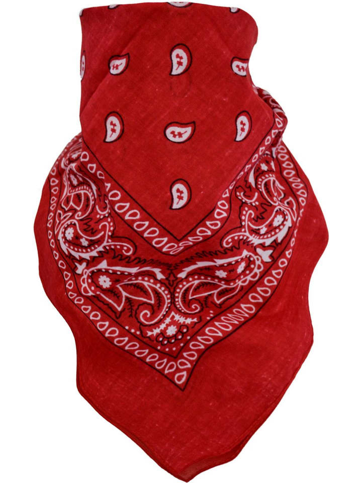 Normani Outdoor Sports 3 Bandana Kopftuch in Rot/Weiß günstig kaufen onesize