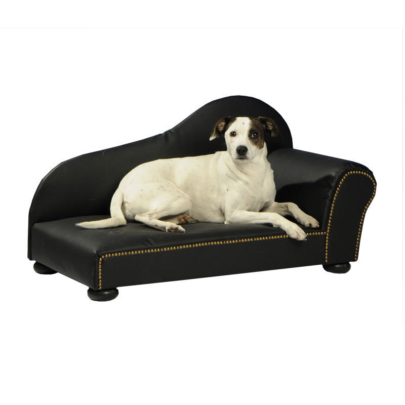 Silvio Design Hundesofas Silvio Design Heimtierottomane Lederoptik L