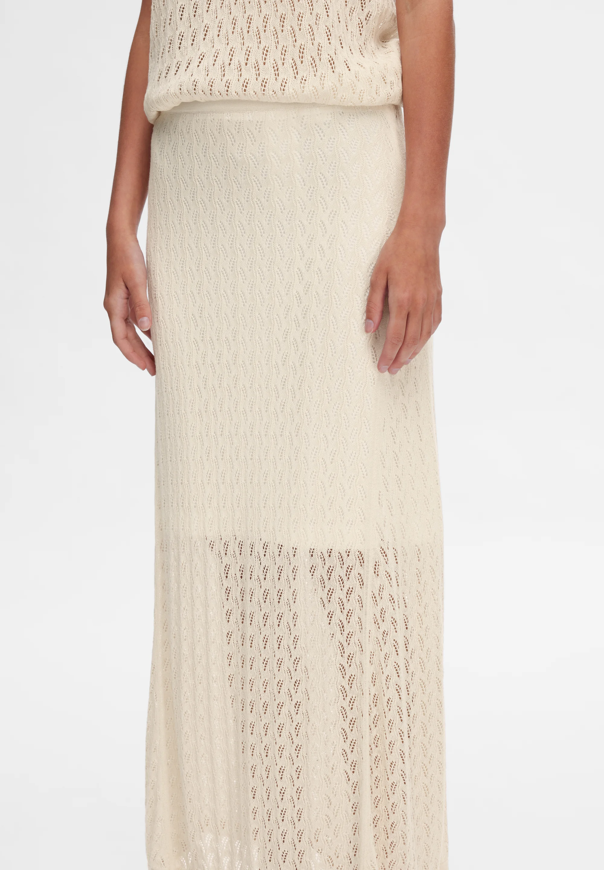Selected Femme SLFAGNY LONG SKIRT - Falda de campana