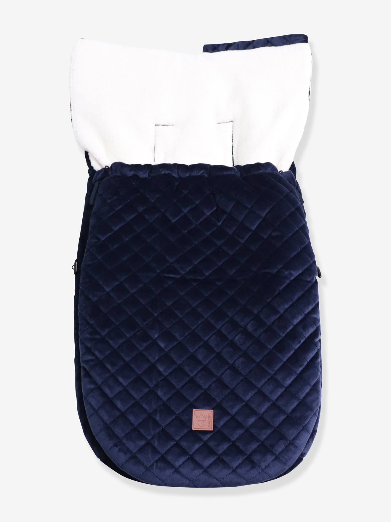 Chancelière poussette X-Large Velvet Hoody KAISER navy