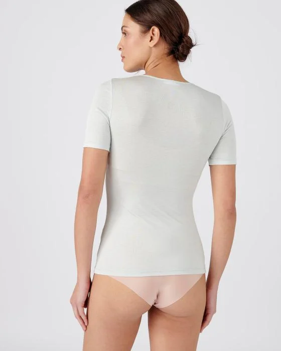 Tee-shirt manches courtes Thermolactyl 10% soie