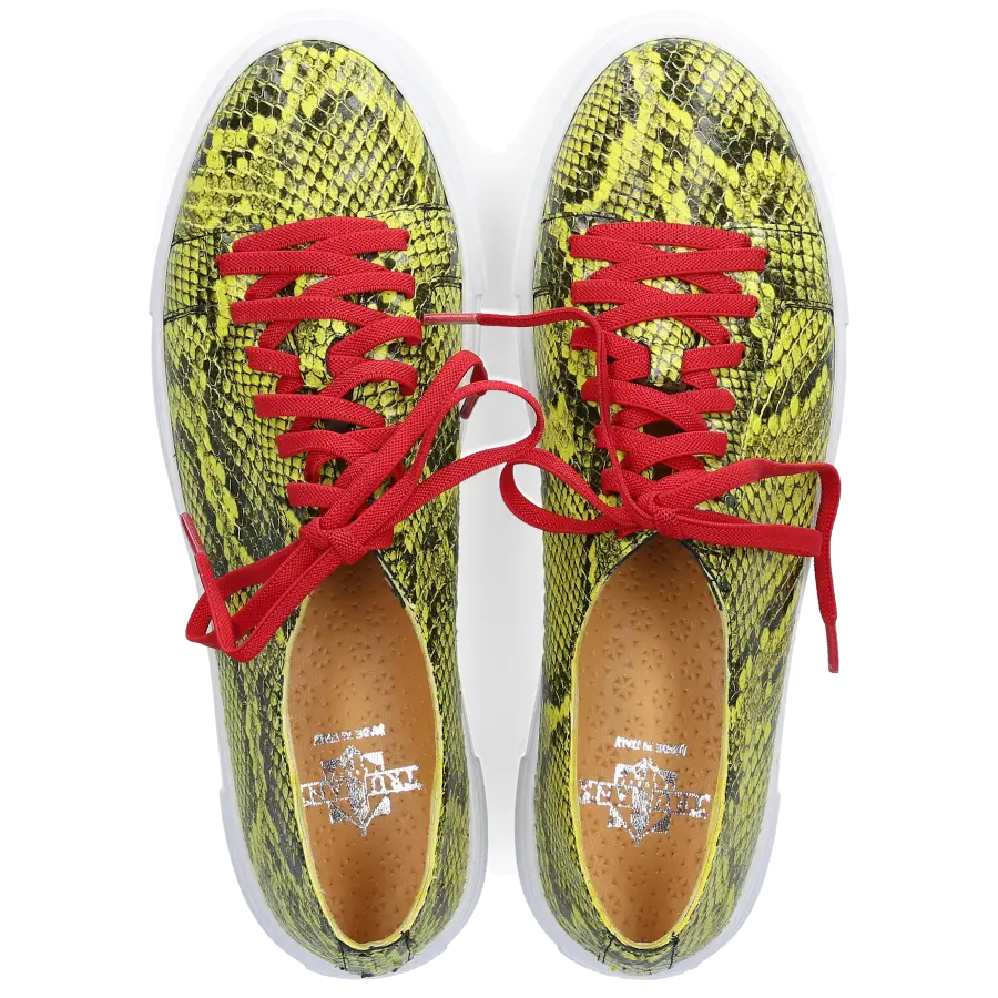 Truman's - Sneaker low 9121 Kalbsleder Print grün - grün