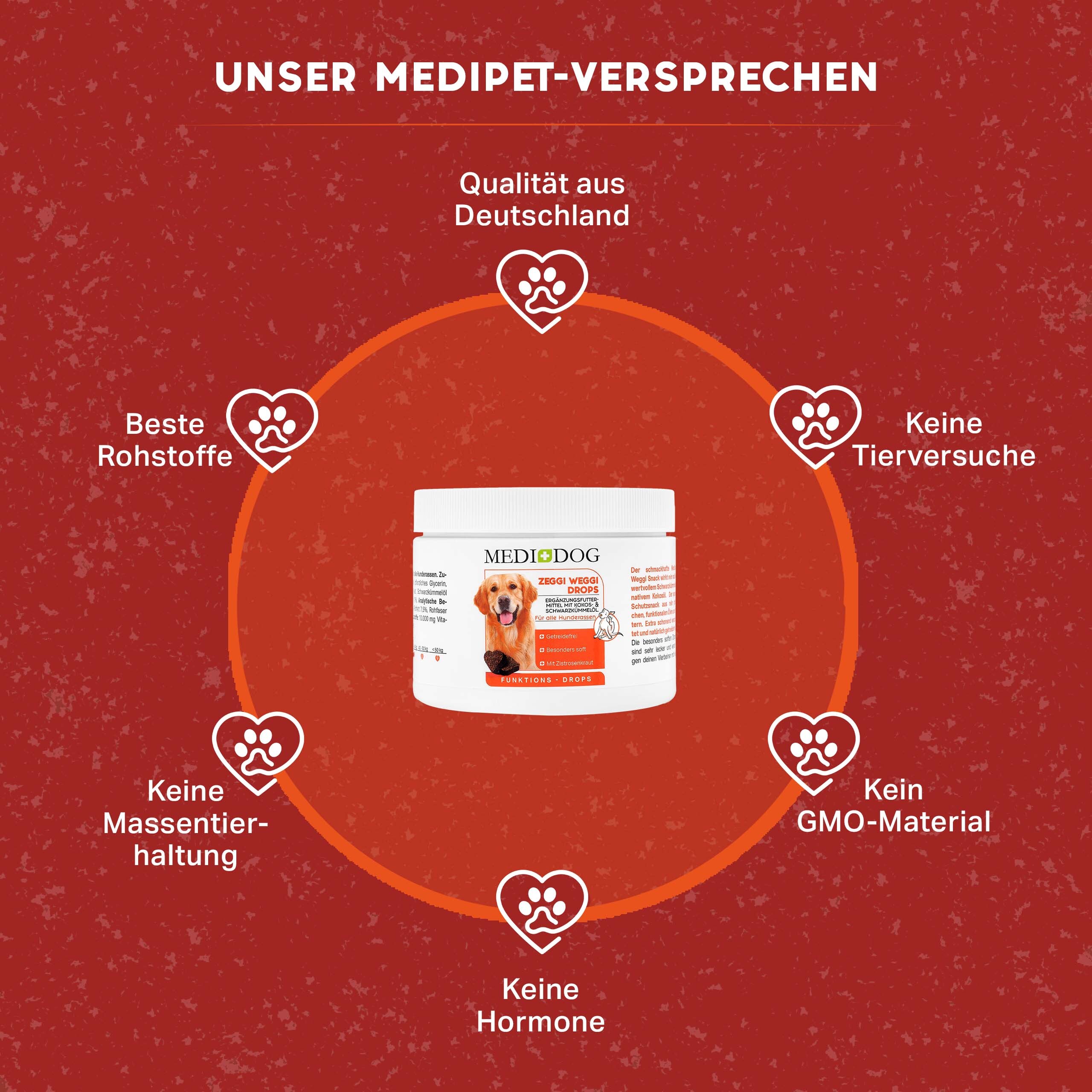MediDog Ergänzungsfutter & Aufzucht MediDog Zeggi Weggi Drops