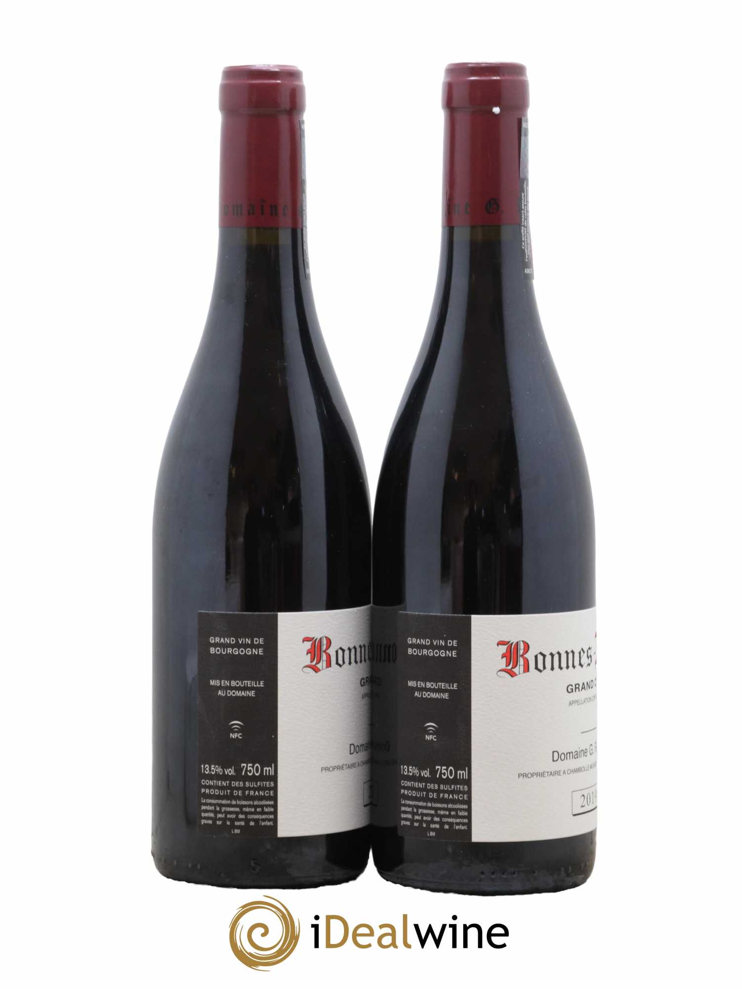 Bonnes-Mares Grand Cru Georges Roumier (Domaine)  2019 - Lot de 2 Bouteilles
