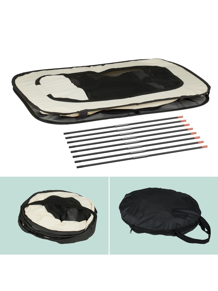 relaxdays Welpenauslauf in Mehrfarbig - (B)71 x (H)43 x (T)55 cm günstig kaufen onesize