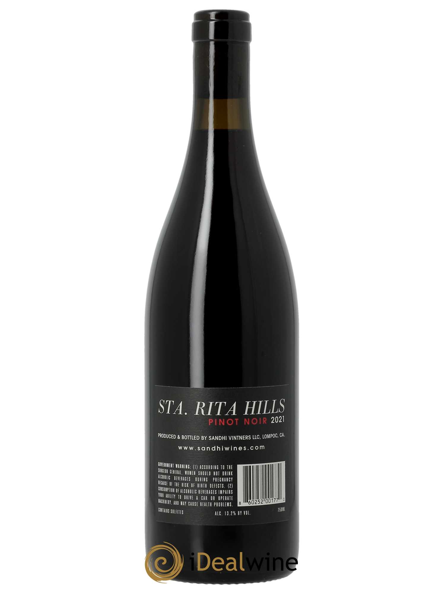 Santa Rita Hills Sandhi Wines - Rajat Parr  2021 - Lot de 1 Bouteille