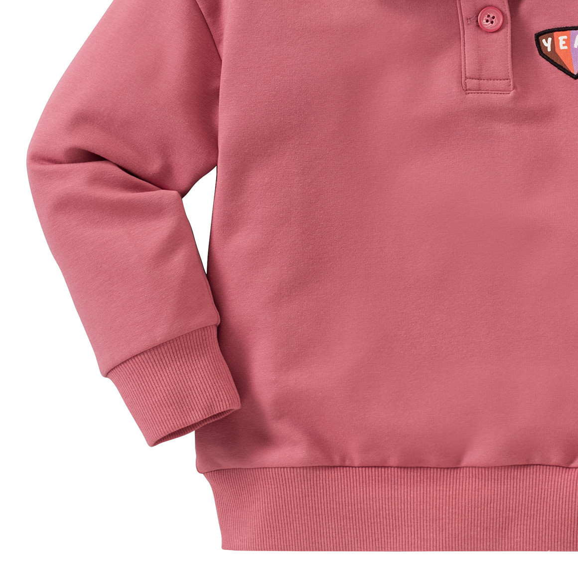 Mädchen Sweatshirt mit Applikationen