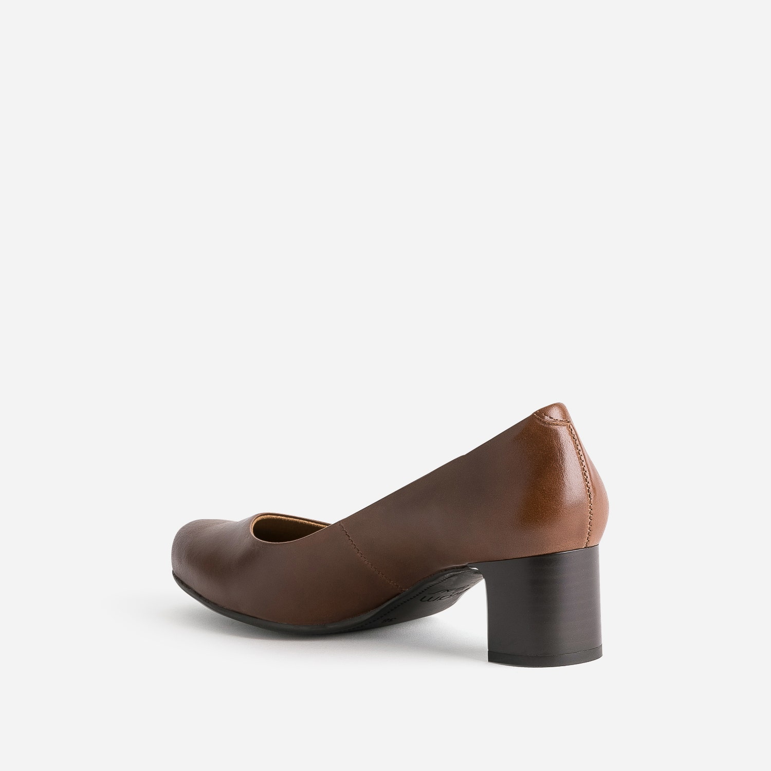 Escarpin en cuir ERAM FLEX cognac