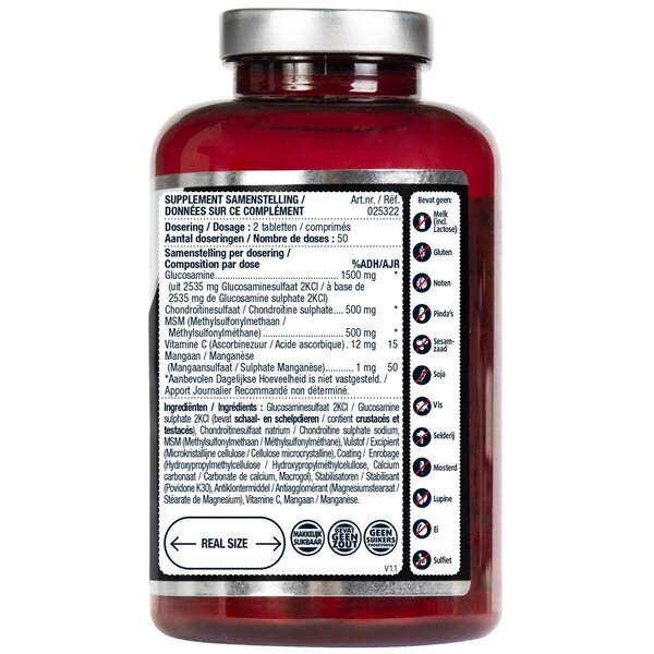 Lucovitaal Glukosamiinikondroitiini-MSM-tabletit 100 kpl