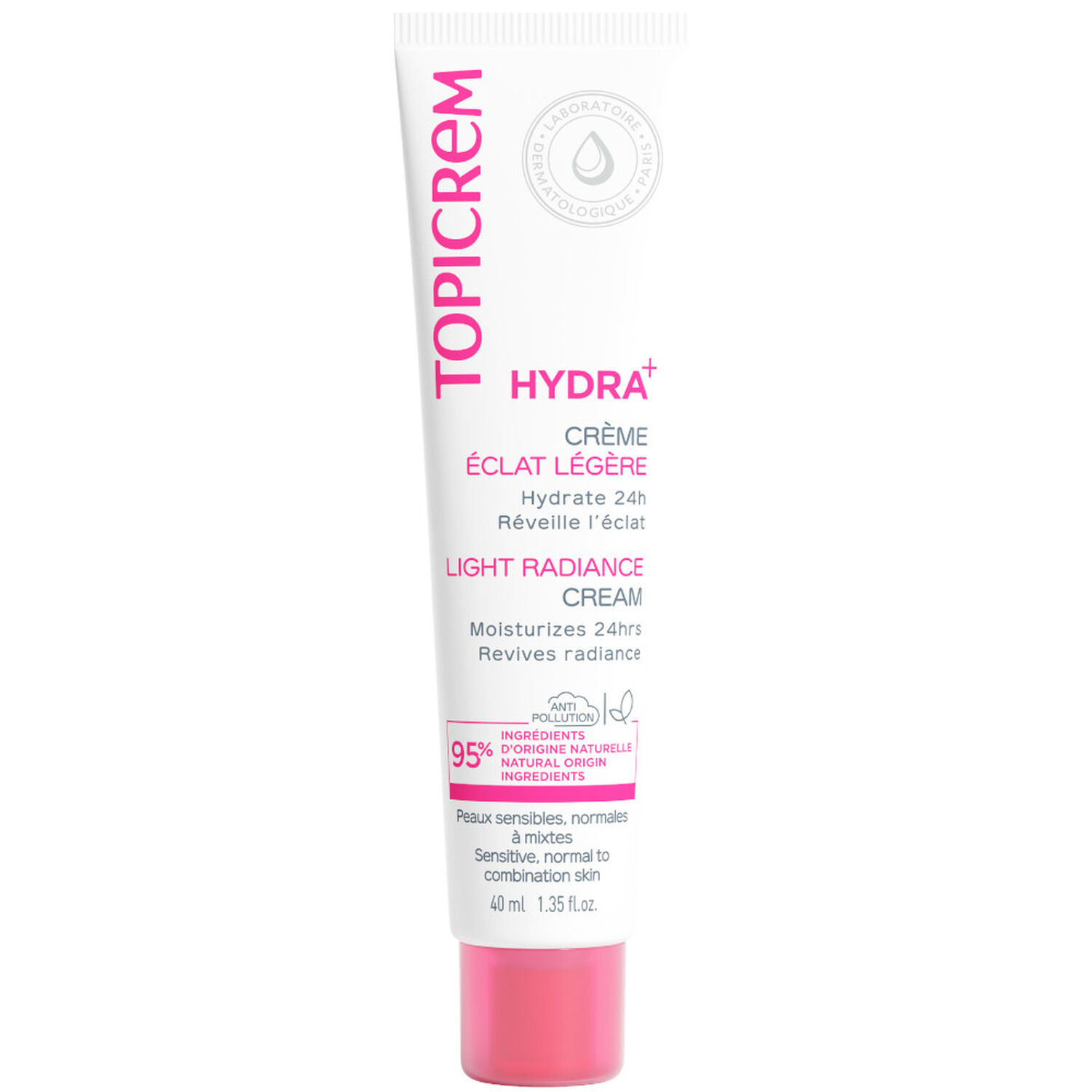 Topicrem HYDRA+ Crème Hydratante Eclat Légère