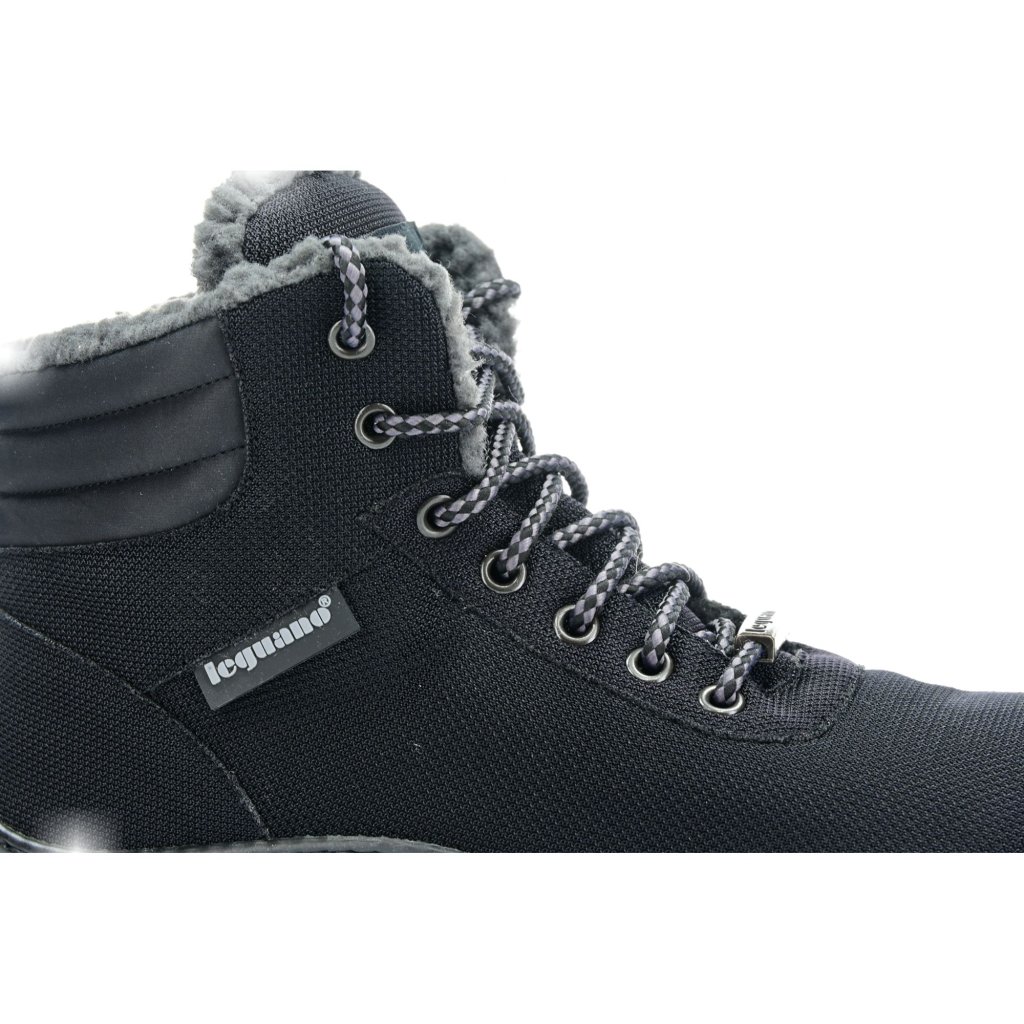 Leguano Kosmo Black Winterbarfußschuhe