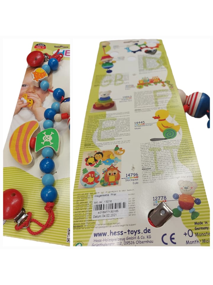 Hess Holzspielzeug  Wagenkette, Pirat günstig kaufen onesize