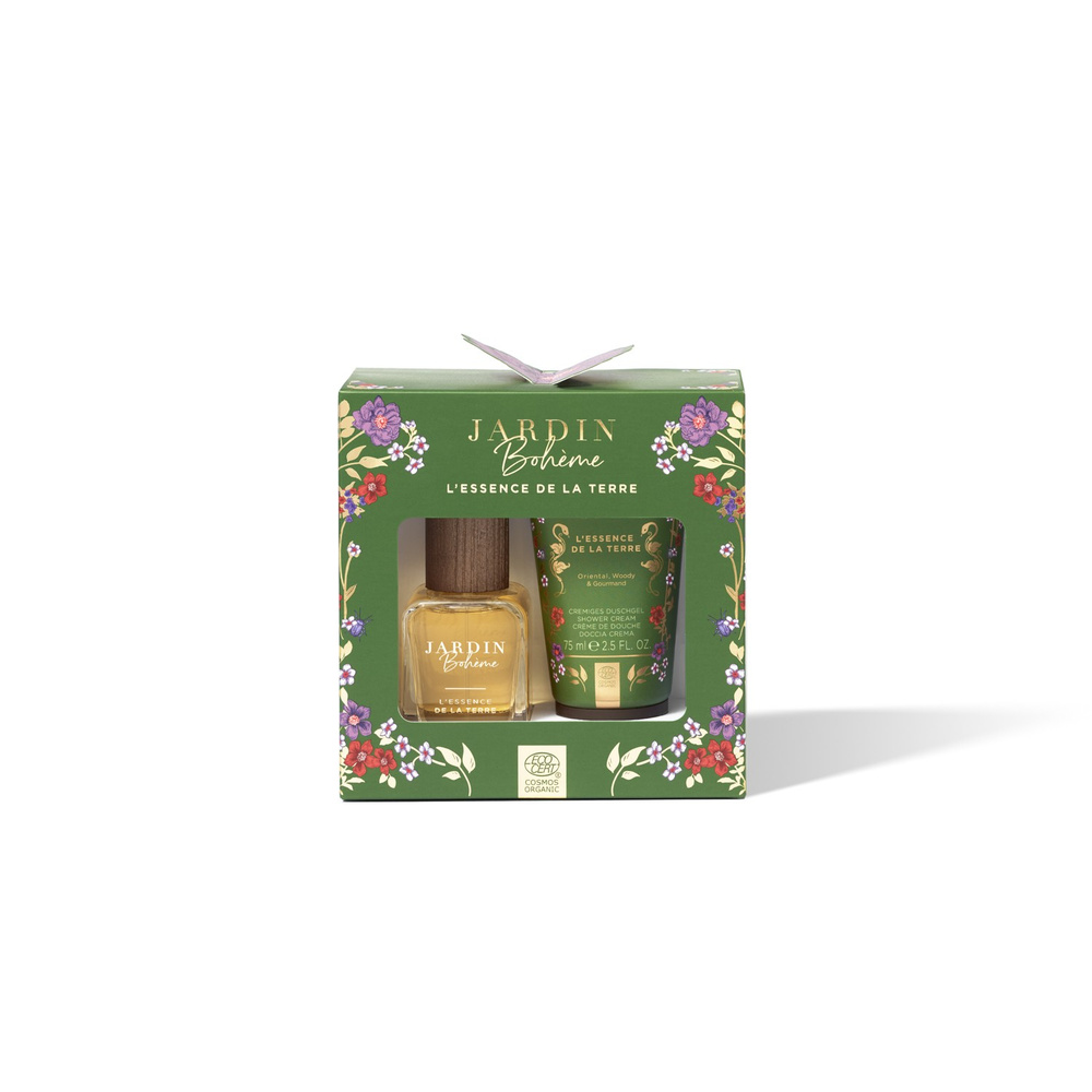 Jardin Bohème COFFRET L'ESSENCE DE LA TERRE Eau de Parfum 50ml et Crème de Douche