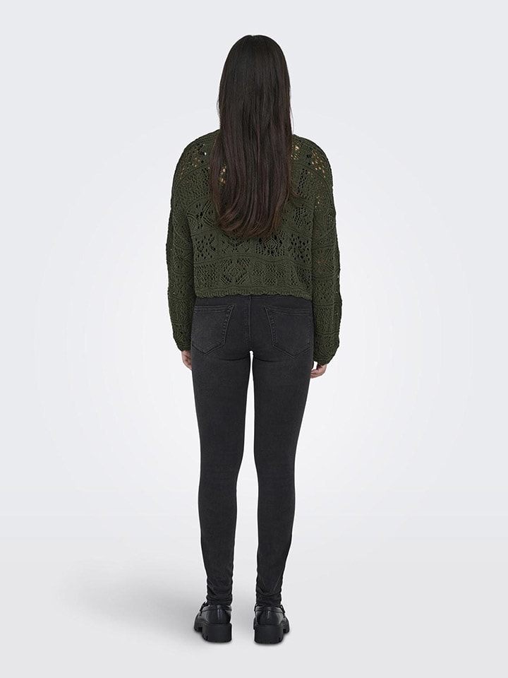 ONLY Cardigan in Dunkelgrün günstig kaufen
