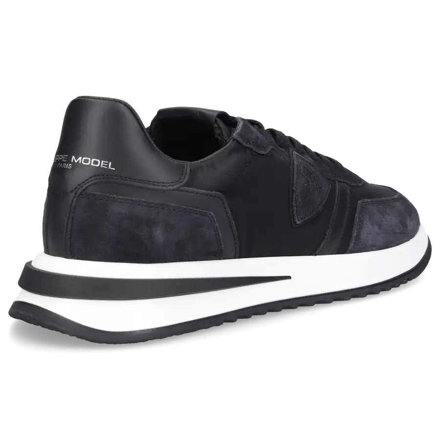 Philippe Model - Sneaker low TROPEZ 2.1 Veloursleder Textil - schwarz