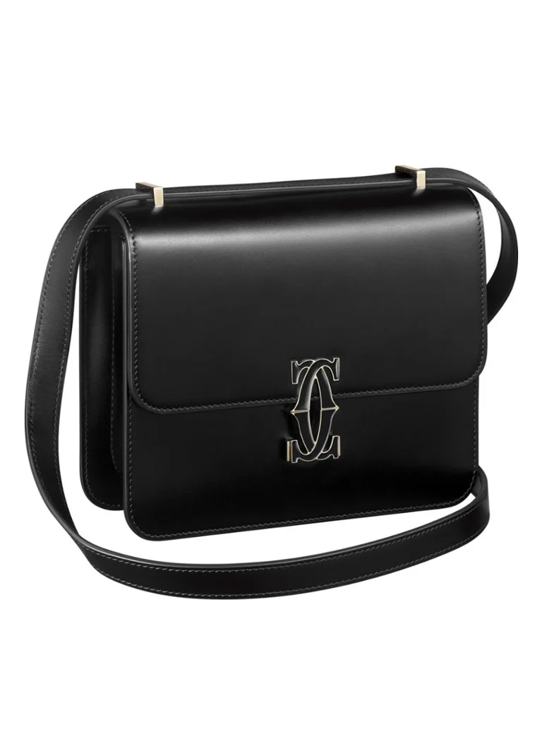 Cartier Double C Mini teļādas plecu soma CRL1002200