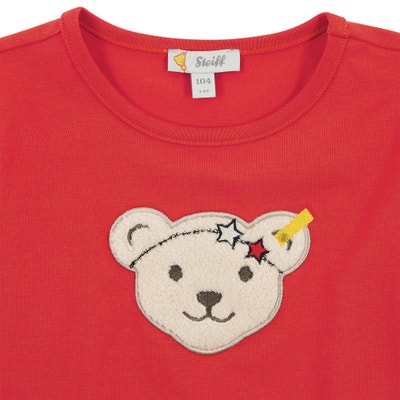 T-Shirt langarm, rot für Mädchen