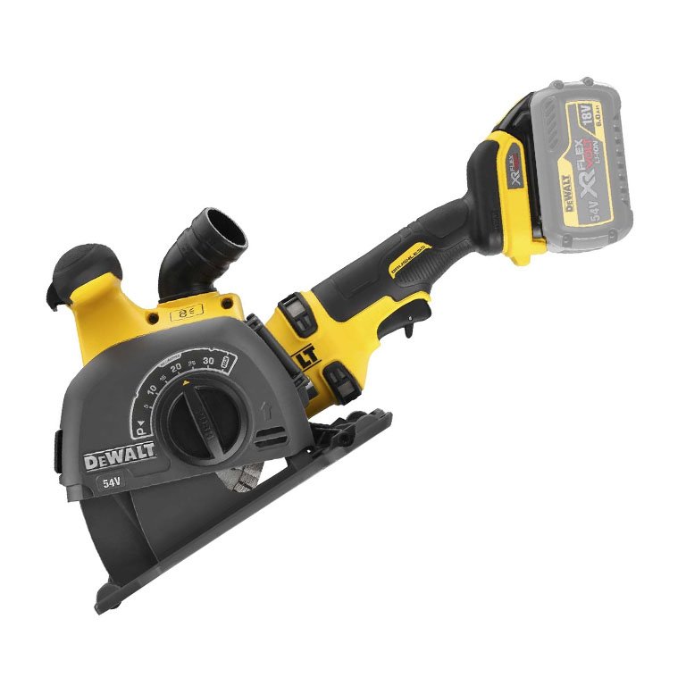 DeWalt DCG200NT-XJ Flexvolt машина за прорезивање 54 V литијум-јонска батерија 0-32 mm без батерија и пуњача