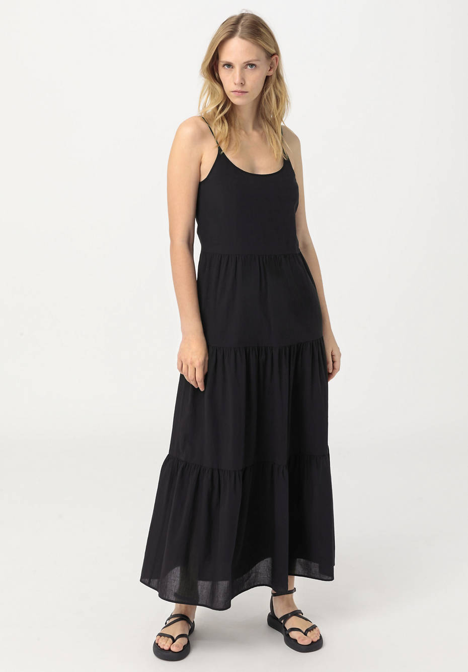 Crêpe-Kleid aus reiner Bio-Baumwolle
