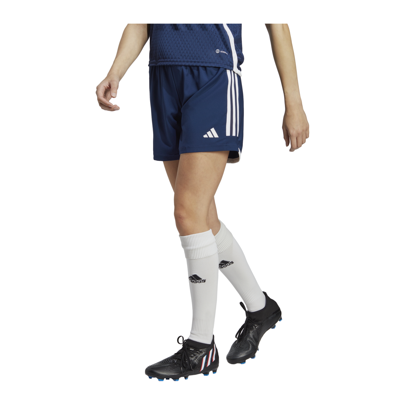 adidas Tiro 23 Competition Match Short Damen Blau Weiss