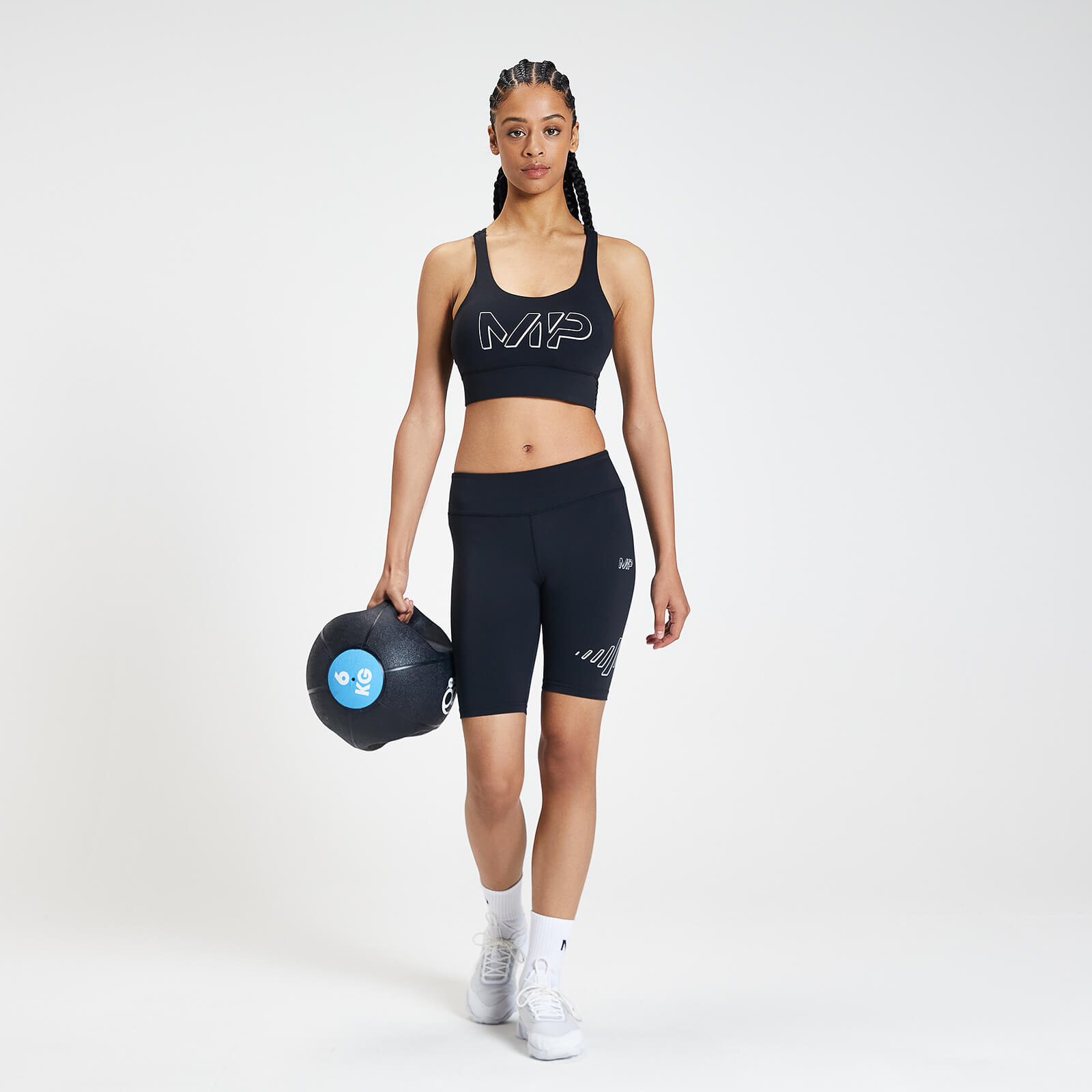 Brassière d’entraînement MP Infinity Mark pour femmes – Noir