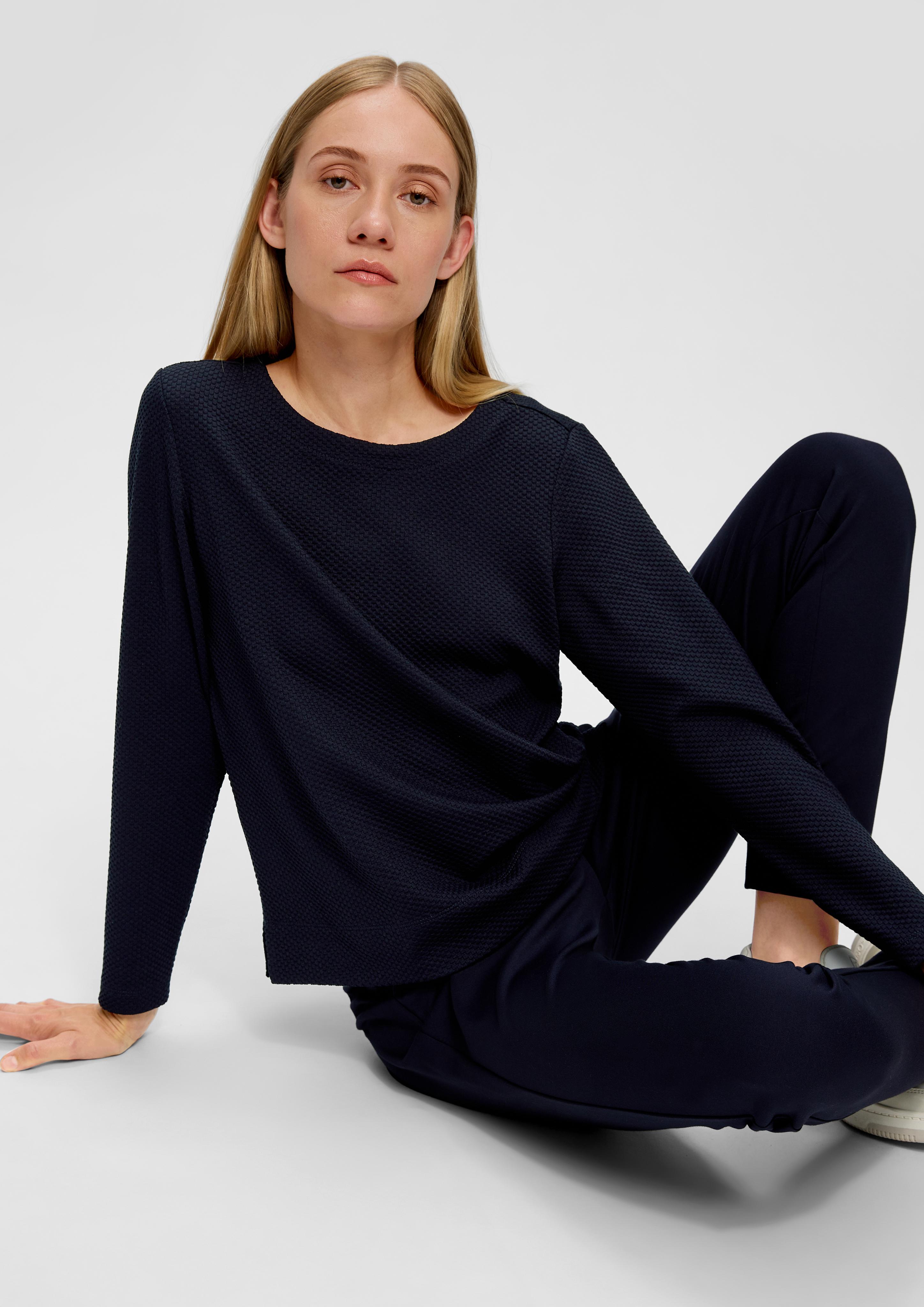 Sweatshirt mit Dobby-Struktur  2141195-5959