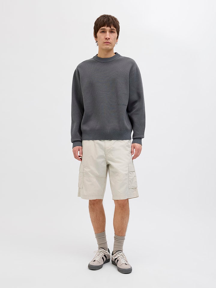 Jack & Jones Cargobermudas in Creme günstig kaufen