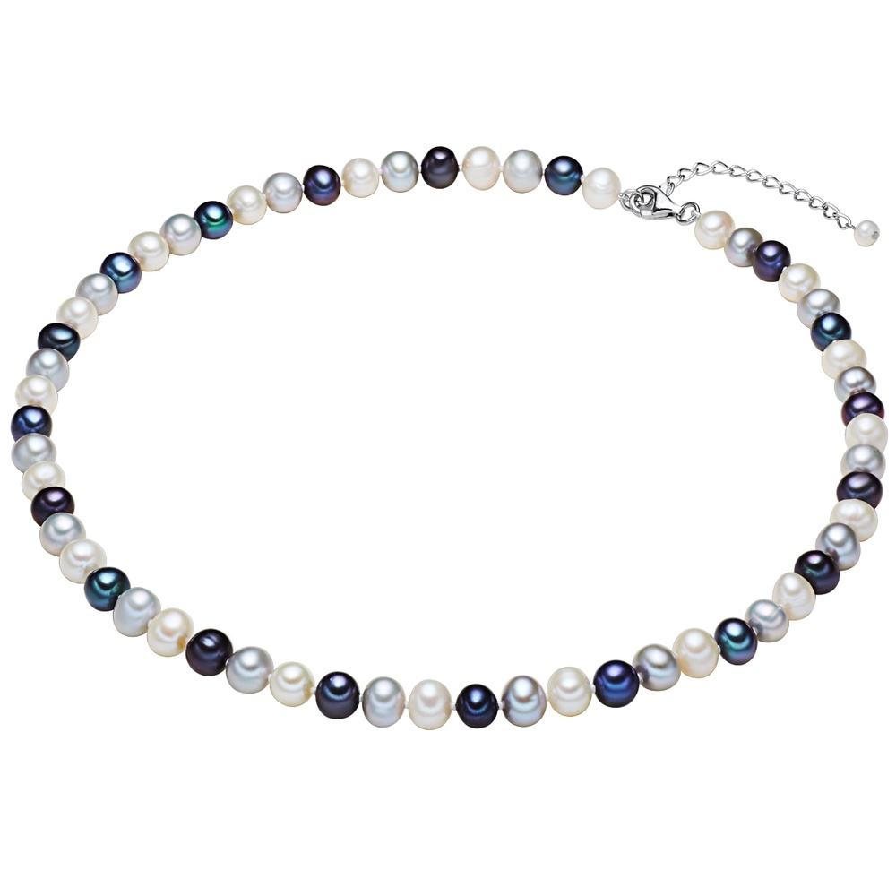 Valero Pearls Chaîne Argent sterling Perle de culture d'eau douce en Argent collier