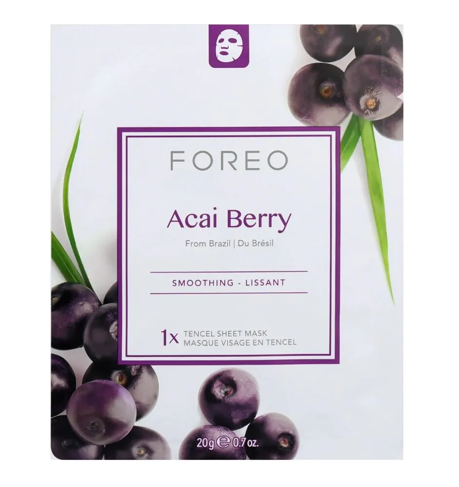 Foreo Farm To Face Acai Berry Revitaliserend Gezichtsmasker