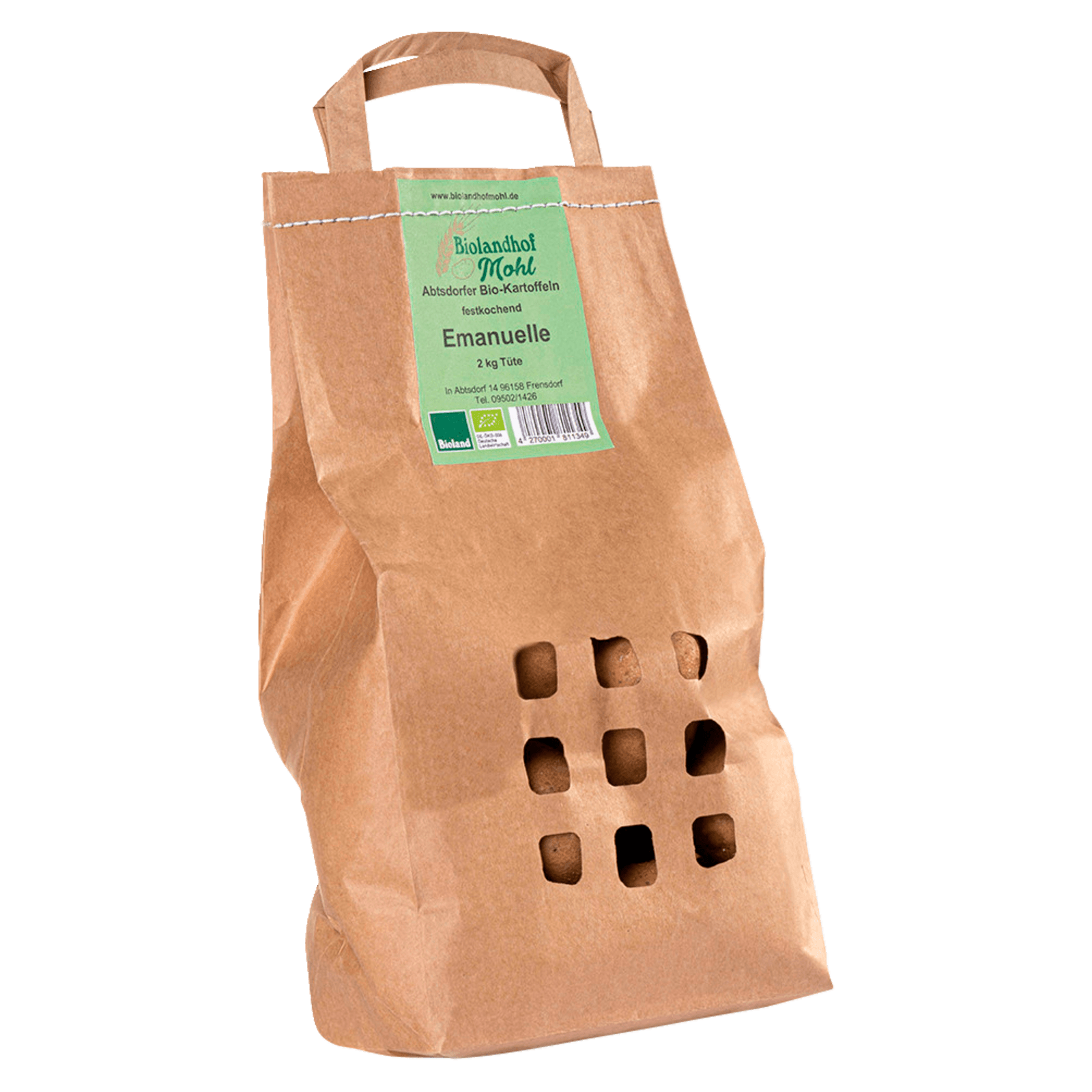 Biolandhof Mohl Bio Speisekartoffeln festkochend 2kg