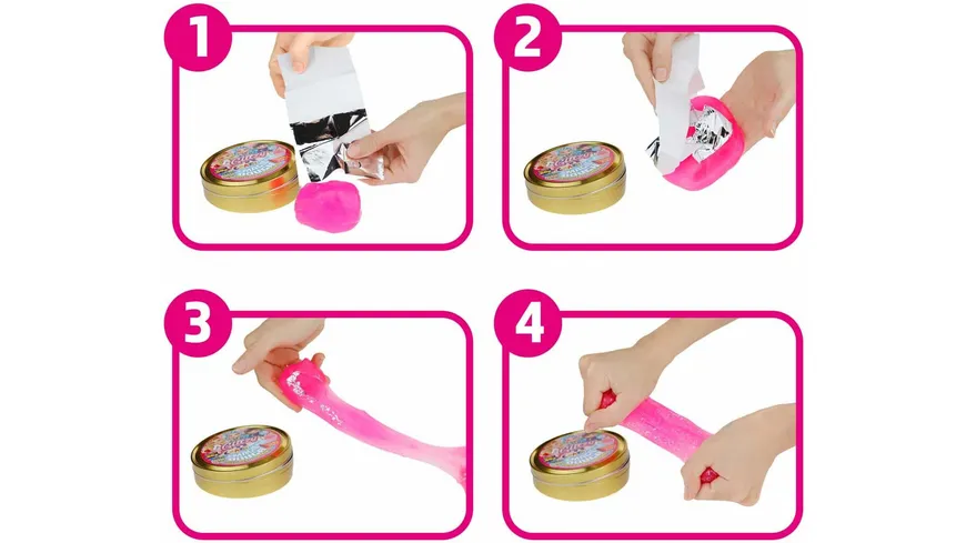 CRAZE - Magic Dough - Magische Superknete Einhorn Edition, sortiert 80 g