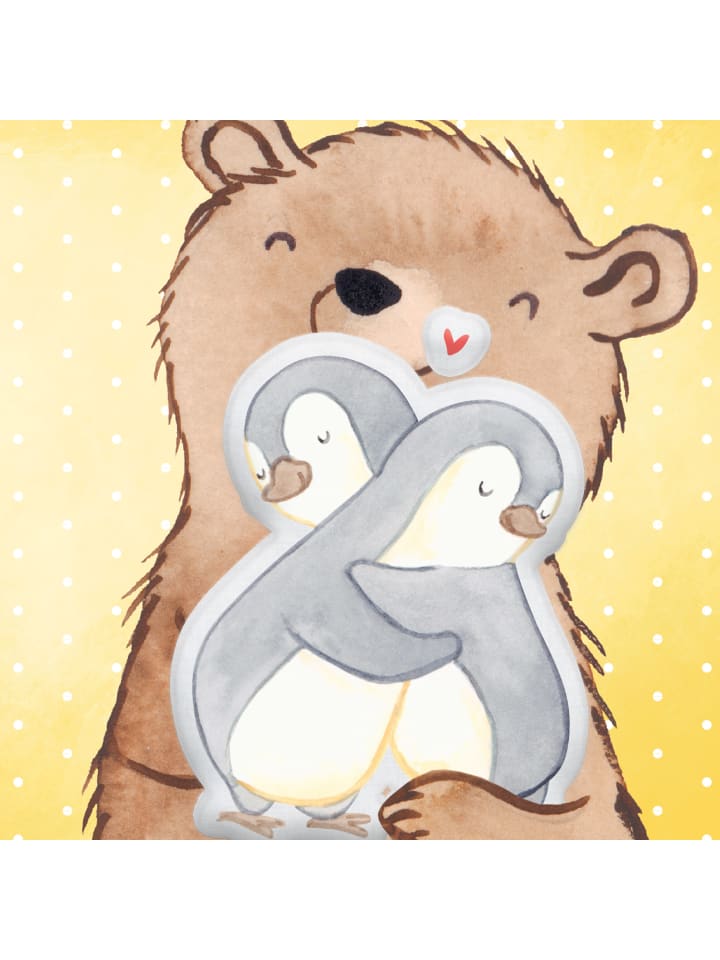 Mr. & Mrs. Panda Kissen Kuscheltier Pinguine Kuscheln ohne Spruch in Weiß günstig kaufen
