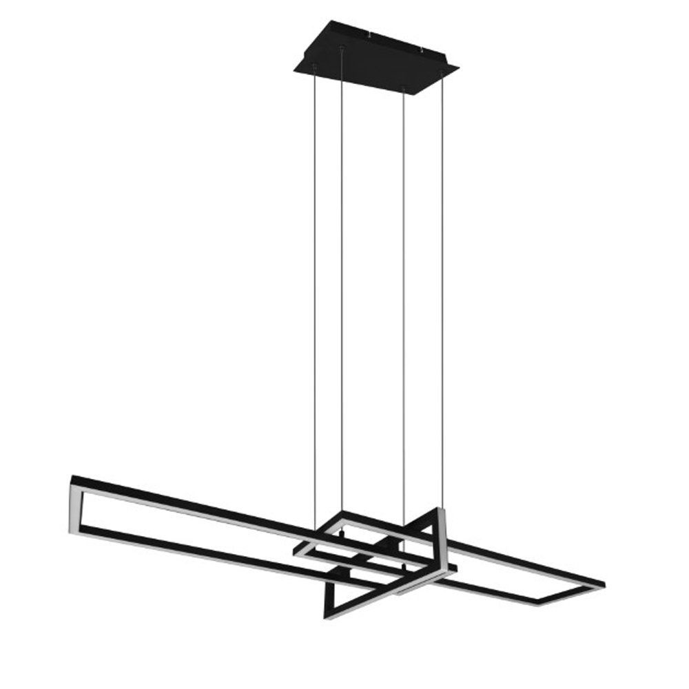 TRIO LED Pendelleuchte Salinas Schwarz