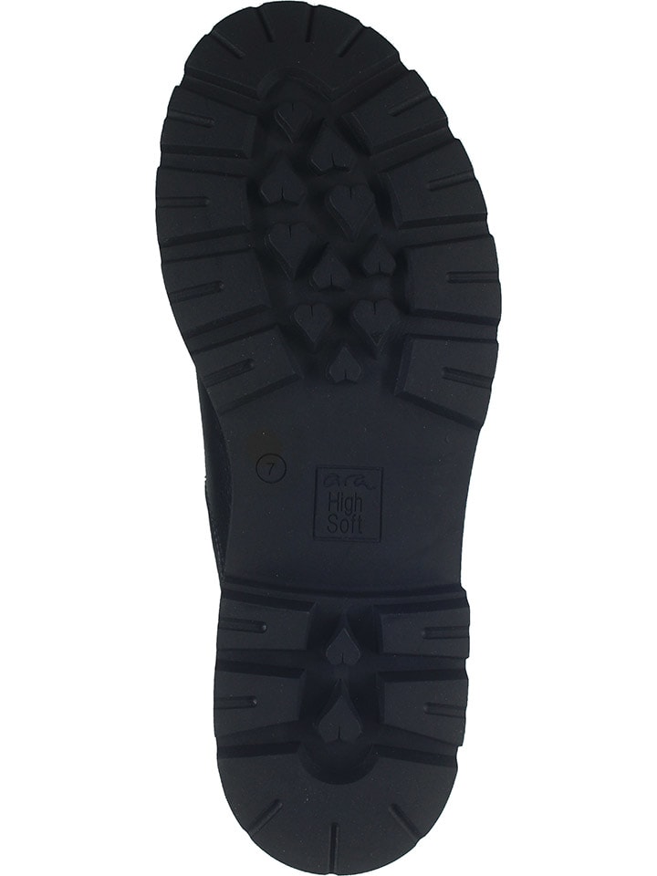 Ara Shoes Leder-Boots in Schwarz günstig kaufen
